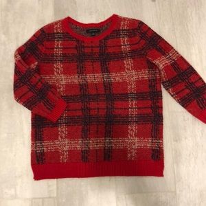 holiday plaid sweater ❤️🖤